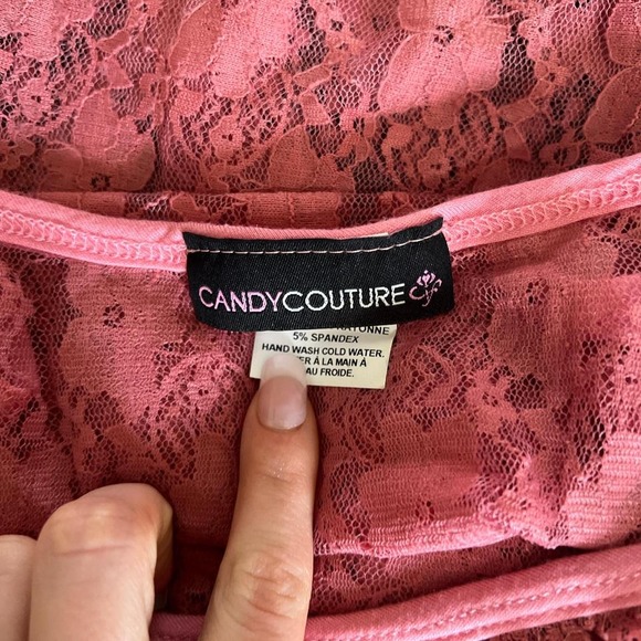 Peach salmon pink full lace‎ flowy tank 💋💖💓🌸 - Picture 7 of 7